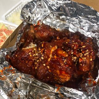 [오늘통닭 수유본점] 콘치즈닭 — 5점을 준 리뷰어가 2021년 1월 올린 사용 사진