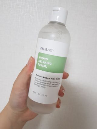 나나스킨 하이드로릴렉싱토너 — 5점을 준 리뷰어가 2021년 3월 올린 사용 사진