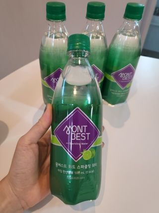 몽베스트 Montbest with Sparkling water Lime20병 — 5점을 준 리뷰어가 2022년 12월 올린 사용 사진