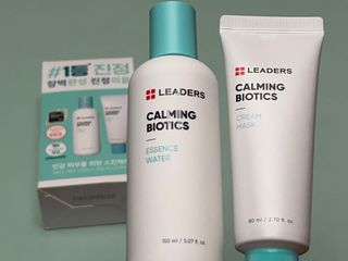 리더스코스메틱 리더스 카밍 바이오틱스 #1등 진정 기획세트 [에센스 워터150ml + 크림 마스크80ml] — 5점을 준 리뷰어가 2022년 9월 올린 사용 사진