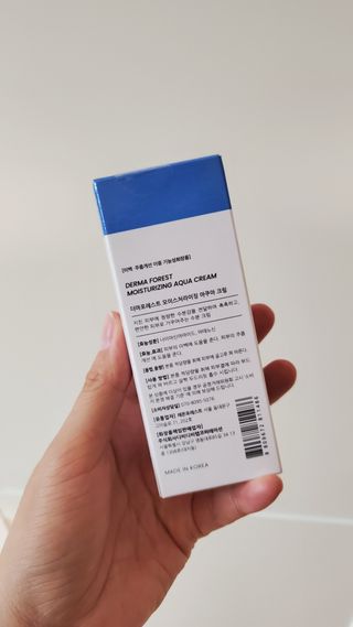 더마포레스트 모이스처라이징 아쿠아크림 / 수분크림 히알루론산 펩타이드 보습 미백 주름개선 — 5점을 준 리뷰어가 2021년 7월 올린 사용 사진