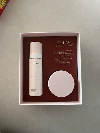 프리마인 바르기만 하면 철벽 스킨케어+24시간 마스크팩 효과. 셀라브 리제너레이팅 시스템 부스터+크림 세트 — 4.5점을 준 리뷰어가 2023년 4월 올린 사용 사진