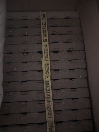 [신흥산업] 붙이는 벽돌 황토 파벽돌 230mm 45장,  욕실 인테리어 실내장식 셀프인테리어 — 4점을 준 리뷰어가 2023년 5월 올린 사용 사진