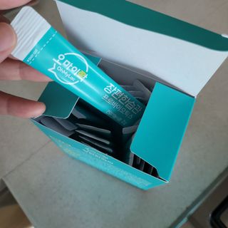 [유산균] 오마이락 장편한습관 프로바이오틱스 30P — 5점을 준 리뷰어가 2022년 11월 올린 사용 사진