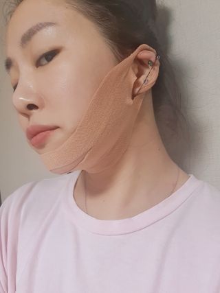 아이디플라코스메틱 아이디 페이스핏 마이너스 밴드 v2 — 1점을 준 리뷰어가 2021년 5월 올린 사용 사진