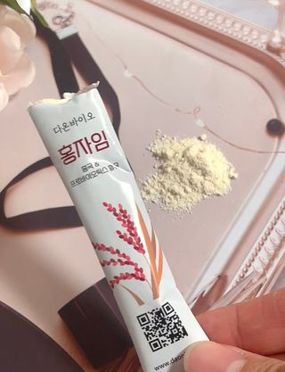 하루 1포로 콜레스테롤, 유산균, 고역가 소화효소까지 한번에 섭취! 다온바이오 홍자임 1개월분(30포) — 4.5점을 준 리뷰어가 2023년 2월 올린 사용 사진