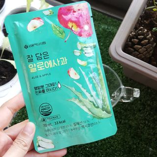 서울약사신협 잘 담은 알로애사과_70ml x 30포 — 5점을 준 리뷰어가 2021년 10월 올린 사용 사진