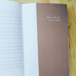 응원과 위로가 필요한 당신에게  리훈 하고싶은말 스터디 플래너 — 5점을 준 리뷰어가 2021년 5월 올린 사용 사진