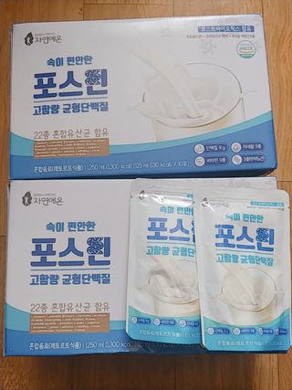 자연에온 마시는 프로틴 고함량 균형단백질 음료 포스틴 125ml 10개입 1BOX — 5점을 준 리뷰어가 2021년 3월 올린 사용 사진