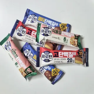 이지프로틴바 3종x각 2ea (고단백질바, 멀티단백질바, 식물성단백질바) — 5점을 준 리뷰어가 2024년 3월 올린 사용 사진
