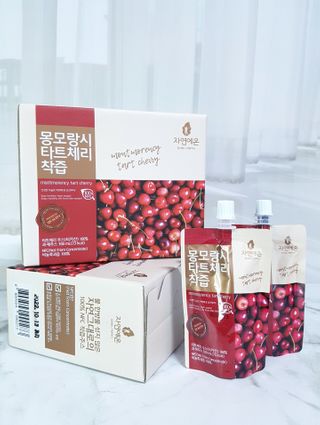 자연에온 몽모랑시 타트체리 착즙 100mL 10개입 2BOX — 5점을 준 리뷰어가 2020년 12월 올린 사용 사진