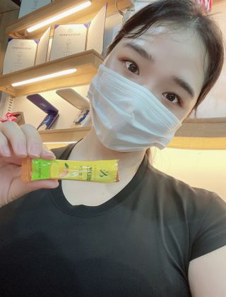 비타앤C 레몬맛, 망고맛 — 4.5점을 준 리뷰어가 2021년 6월 올린 사용 사진