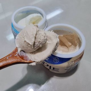 매일바이오 그릭요거트 오리지널 플레인 4개, 로스터리 커피믹스 4개 — 4점을 준 리뷰어가 2021년 12월 올린 사용 사진