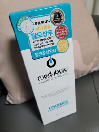 모두발라 마이크로 비타캡슐 탈모샴푸 — 5점을 준 리뷰어가 2022년 2월 올린 사용 사진