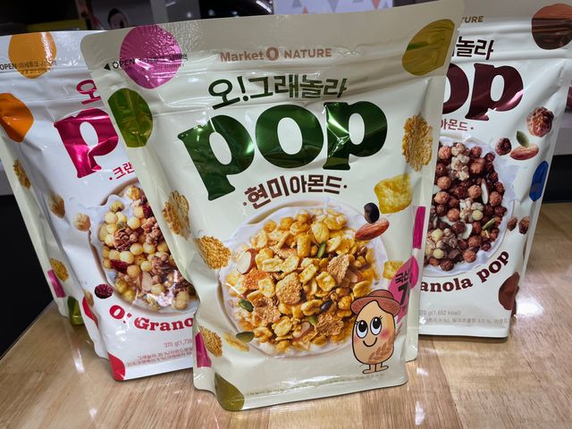 오!그래놀라팝 현미아몬드 리뷰 사진