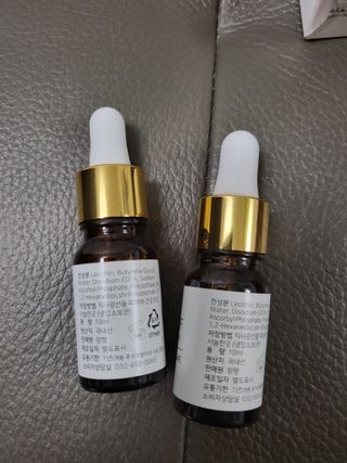랑팡 EGF+FGF 10ppm 리포좀 앰플 원액 10ml — 5점을 준 리뷰어가 2021년 11월 올린 사용 사진