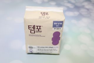 N[템포] 템포 패드 내추럴 순면 생리대 SET(중형 슬림 + 대형 + 라이너) — 5점을 준 리뷰어가 2024년 2월 올린 사용 사진