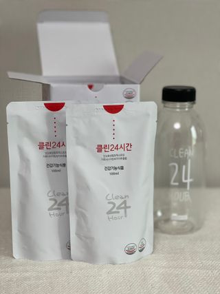 클린24시간 1BOX(5포) + 전용보틀(500ml) — 5점을 준 리뷰어가 2023년 4월 올린 사용 사진