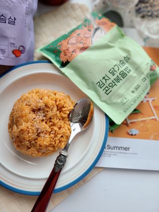 [푸딩팩토리] 요잇조잇 닭갈비 닭가슴살/김치 닭가슴살 곤약볶음밥 2종 (김치볶음밥 2개 닭갈비 볶음밥 1개) — 5점을 준 리뷰어가 2022년 7월 올린 사용 사진