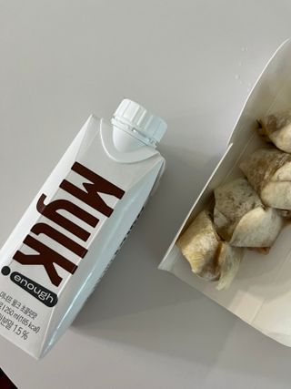 이너프 뮐크 초콜릿맛 — 5점을 준 리뷰어가 2022년 9월 올린 사용 사진