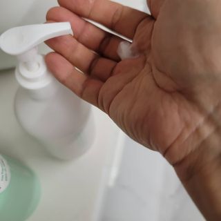 멈칫(MUMCHIT) 멈칫 단백질 퀵트리트먼트 — 5점을 준 리뷰어가 2021년 12월 올린 사용 사진