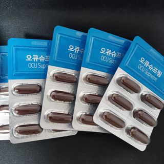 뉴트리션팩토리 비타프렙 오큐슈프림 루테인 오메가3 1050mg — 5점을 준 리뷰어가 2021년 8월 올린 사용 사진