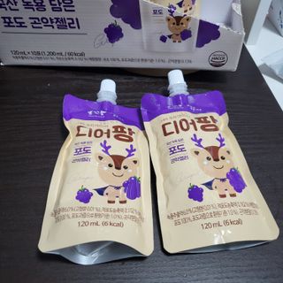[몸엔용] 우리 아이 건강간식, 달콤한 녹용곤약젤리 디어팡 4종 — 5점을 준 리뷰어가 2022년 4월 올린 사용 사진