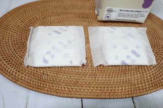 나우[템포] 템포 패드 내추럴 순면 생리대 SET(중형 슬림 + 대형 + 라이너) — 5점을 준 리뷰어가 2024년 4월 올린 사용 사진