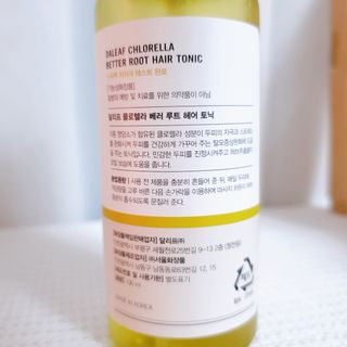 달리프 클로렐라 베러 루트 헤어토닉 100ml — 4점을 준 리뷰어가 2021년 4월 올린 사용 사진