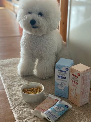 My Pet Care 모발과 모질 피부건강에 개좋아 — 5점을 준 리뷰어가 2021년 2월 올린 사용 사진