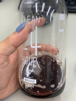 클린24시간 1BOX(5포) + 전용보틀(500ml) — 5점을 준 리뷰어가 2023년 6월 올린 사용 사진