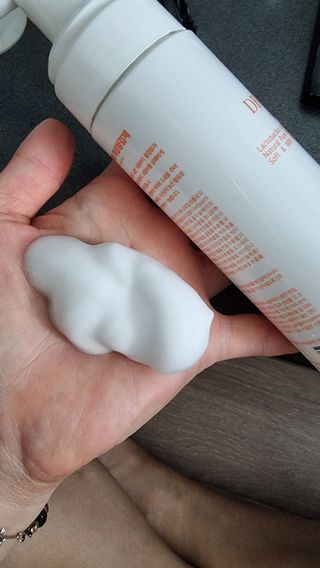 MF프리 [닥터문] 유산균 락토케어 질경초 여성청결제 200ml (폼타입) — 4.5점을 준 리뷰어가 2022년 7월 올린 사용 사진