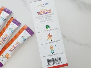 베거스코리아 [콜리케어] 키즈 홍삼콜리 딸기맛 14포 — 5점을 준 리뷰어가 2021년 5월 올린 사용 사진
