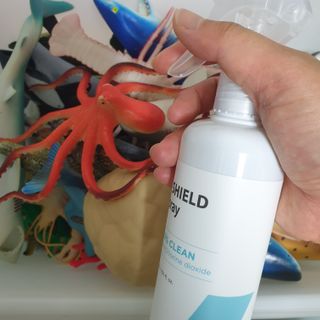 브이쉴드 살균 스프레이 300ml — 5점을 준 리뷰어가 2021년 7월 올린 사용 사진