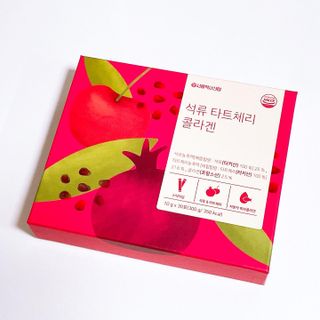 서울약사신협_석류 타트체리 콜라겐_10g x 30포 — 3.5점을 준 리뷰어가 2021년 7월 올린 사용 사진