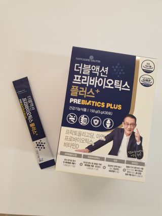 메이준뉴트리 더블액션 프리바이오틱스 플러스+ — 5점을 준 리뷰어가 2021년 6월 올린 사용 사진