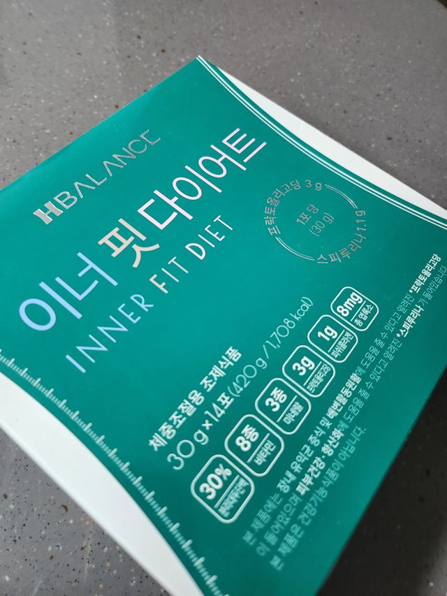 이너핏 다이어트 30g x 14포 올인원 체중조절용 쉐이크 / 프락토올리고당+스피루리나 함유 피부탄력 까지~ 리뷰 사진