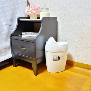 창신리빙 프랑코 바스 휴지통 7L — 4.5점을 준 리뷰어가 2022년 2월 올린 사용 사진