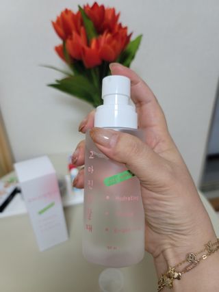 [시카앰플] 묘오한 고마진정할때 진정 스프레이 앰플 150ml — 4점을 준 리뷰어가 2021년 1월 올린 사용 사진