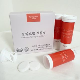 [슬림드랍 석류맛] 건기식 다이어트 보조제 겸 비타민 — 5점을 준 리뷰어가 2022년 1월 올린 사용 사진