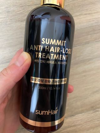 썸헤어 / SUMHAIR 썸헤어  써밋 안티 헤어로스 샴푸+트리트먼트 — 5점을 준 리뷰어가 2021년 6월 올린 사용 사진