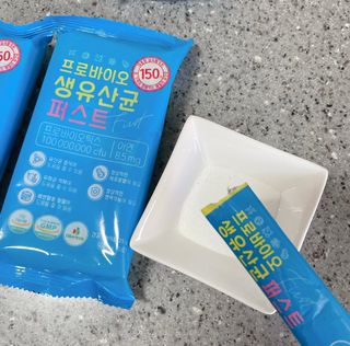 헬스업 핼스업 프로바이오 생유산균 퍼스트 — 4점을 준 리뷰어가 2021년 1월 올린 사용 사진