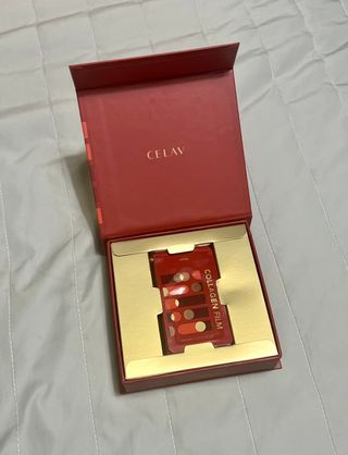 프리마인 귀족의 콜라겐, 92배 흡수율. 럭셔리 프리미엄 셀라브 콜라겐필름 30매 — 4점을 준 리뷰어가 2022년 4월 올린 사용 사진
