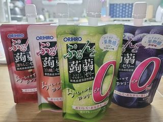 ORIHIRO 오리히로 곤약젤리 제로칼로리 130g 4종 4팩(맛별로 1팩씩) — 5점을 준 리뷰어가 2023년 2월 올린 사용 사진