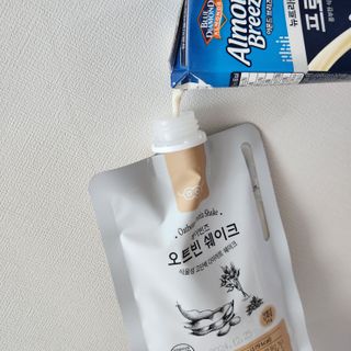 헤이빈즈 식사대용 식물성단백질 다이어트쉐이크 파우치 5일분 — 5점을 준 리뷰어가 2023년 3월 올린 사용 사진