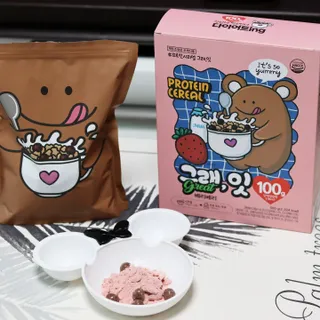 바디랩 체중조절용 프로틴시리얼 그래잇 — 5점을 준 리뷰어가 2022년 4월 올린 사용 사진