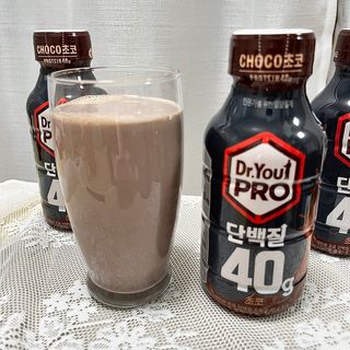 닥터유 프로 단백질 드링크 40g 초코 닥터유 프로 단백질드링크 40g 초코 — 5점을 준 리뷰어가 2024년 9월 올린 사용 사진