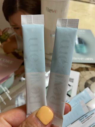 나우 [리브엠] 화해 1등 클렌징 파우더! 모공&피지 말끔순삭 — 5점을 준 리뷰어가 2023년 6월 올린 사용 사진