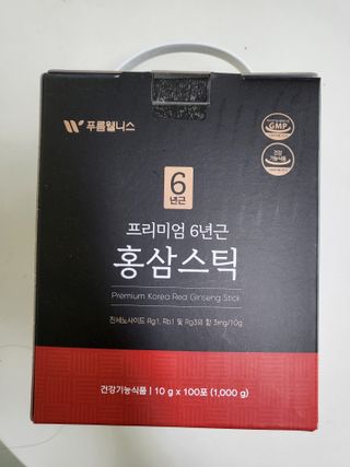 [푸름웰니스] 프리미엄 6년근 홍삼스틱 3mg x 100포 — 5점을 준 리뷰어가 2022년 3월 올린 사용 사진