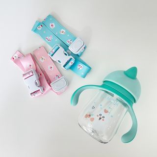 유비맘 트라이탄 코니빨대컵_컬러 랜덤 발송 — 5점을 준 리뷰어가 2021년 2월 올린 사용 사진